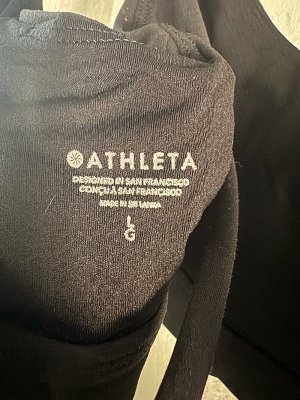 Athleta Exhale Double-Strap Sports Bra - Black - Picture 4 of 7